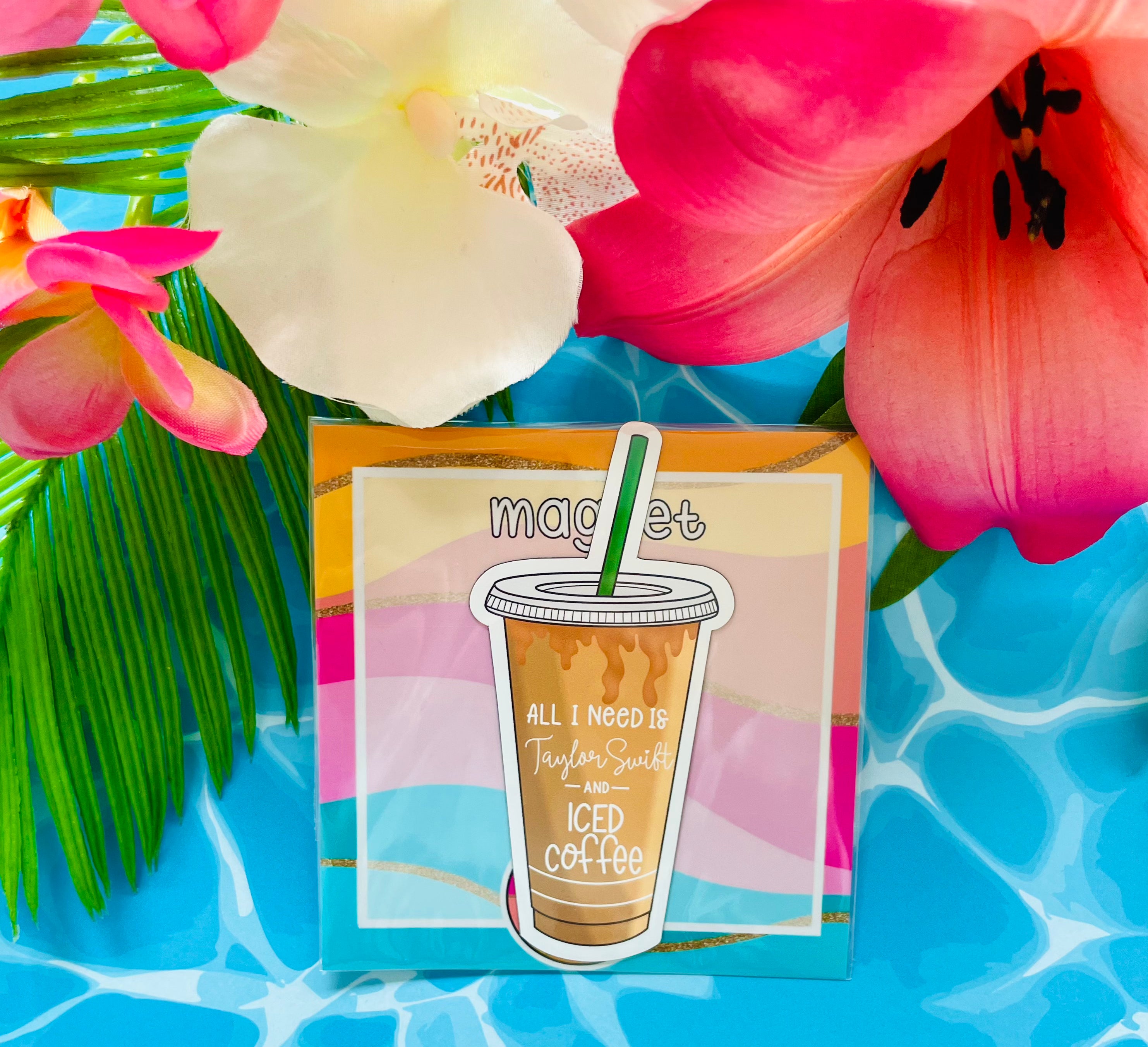 Iced Coffee and Taylor Swift MAGNET – JackiConeInk