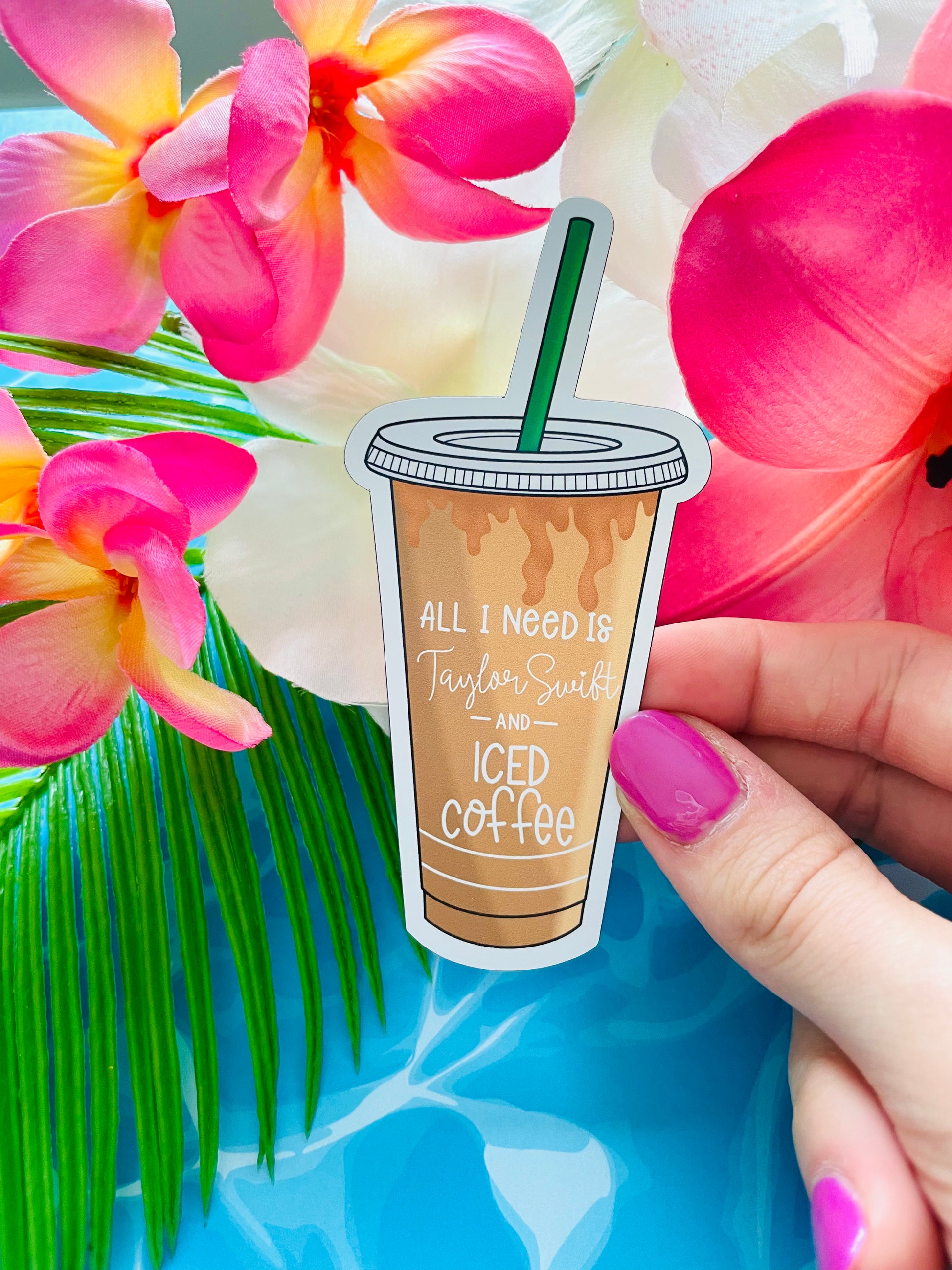 Iced Coffee and Taylor Swift MAGNET – JackiConeInk