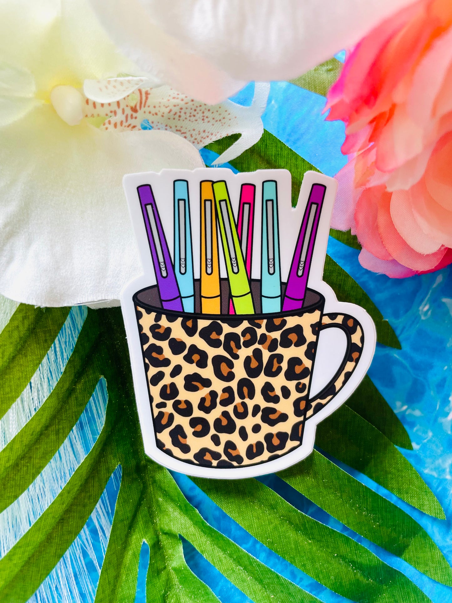 Cheetah Girl Chetah Teacher Sticker Kit