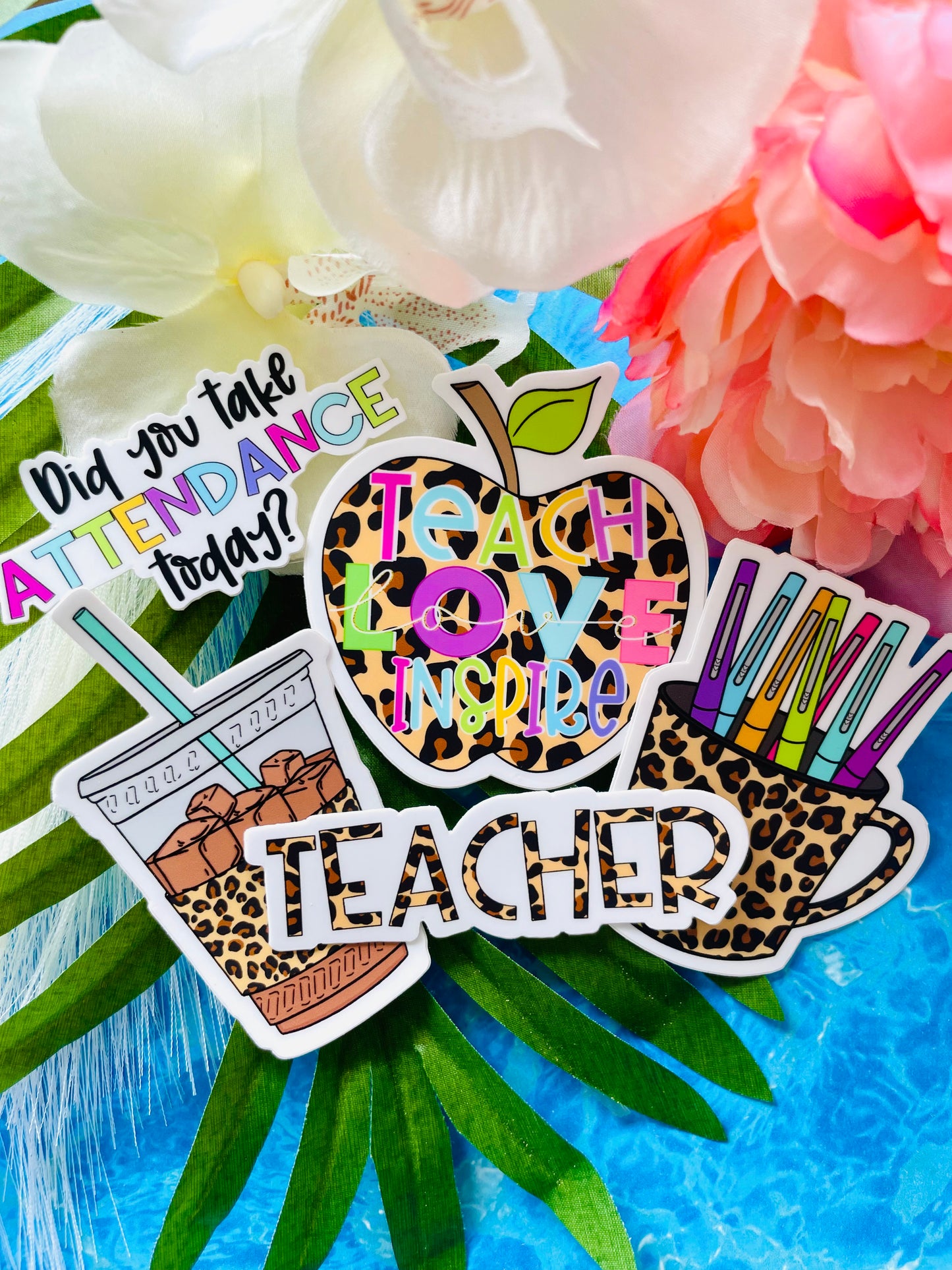 Cheetah Girl Chetah Teacher Sticker Kit