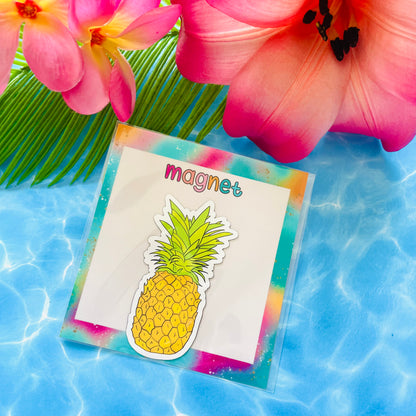 Golden Tropical Pineapple MAGNET