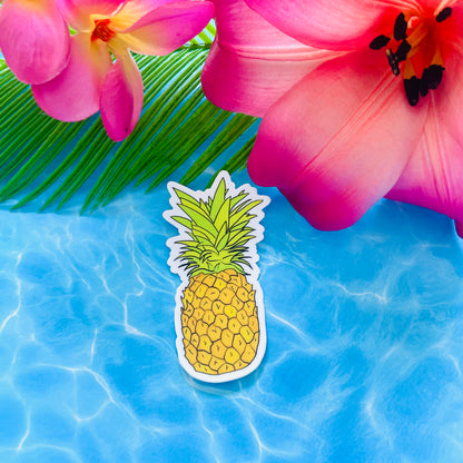 Golden Tropical Pineapple MAGNET