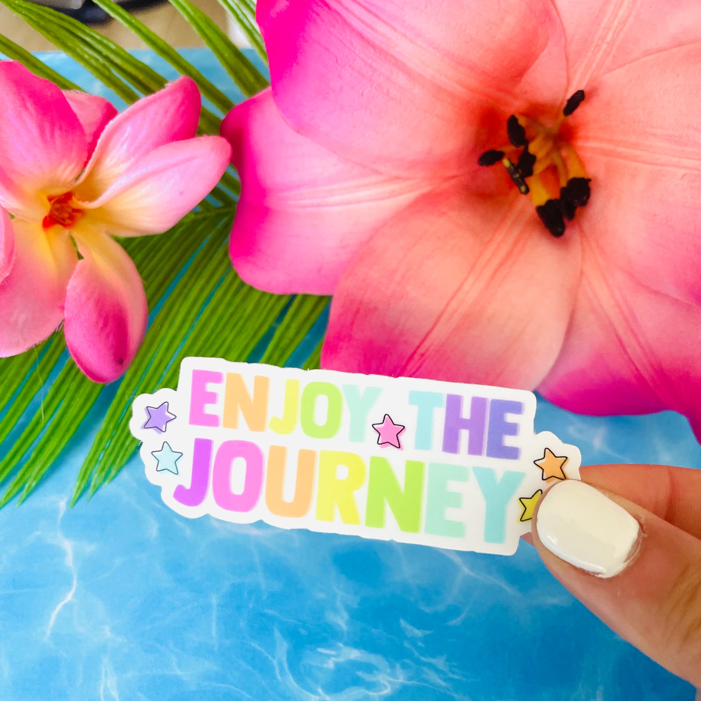 Enjoy the Journey MATTE Finish Sticker