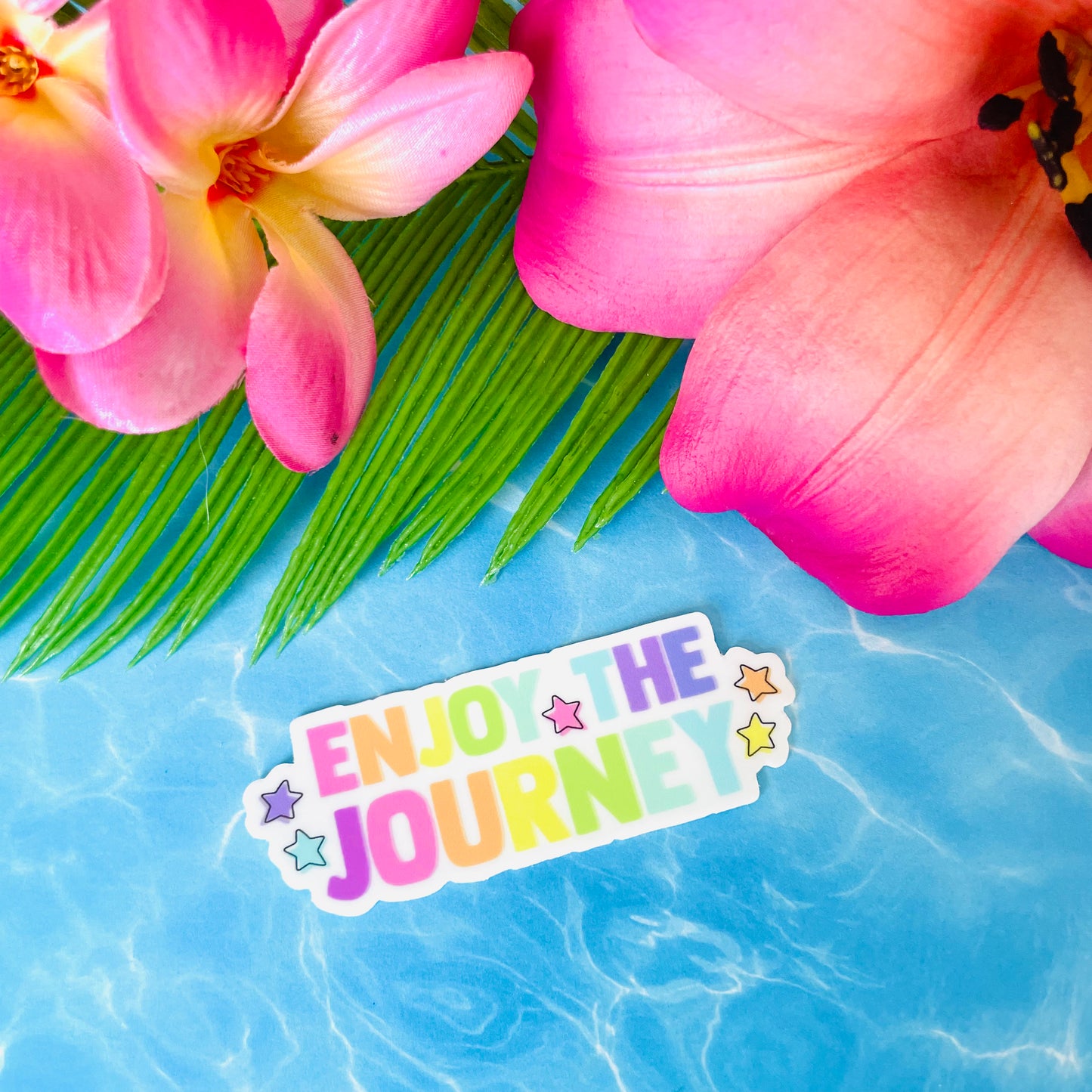 Enjoy the Journey MATTE Finish Sticker