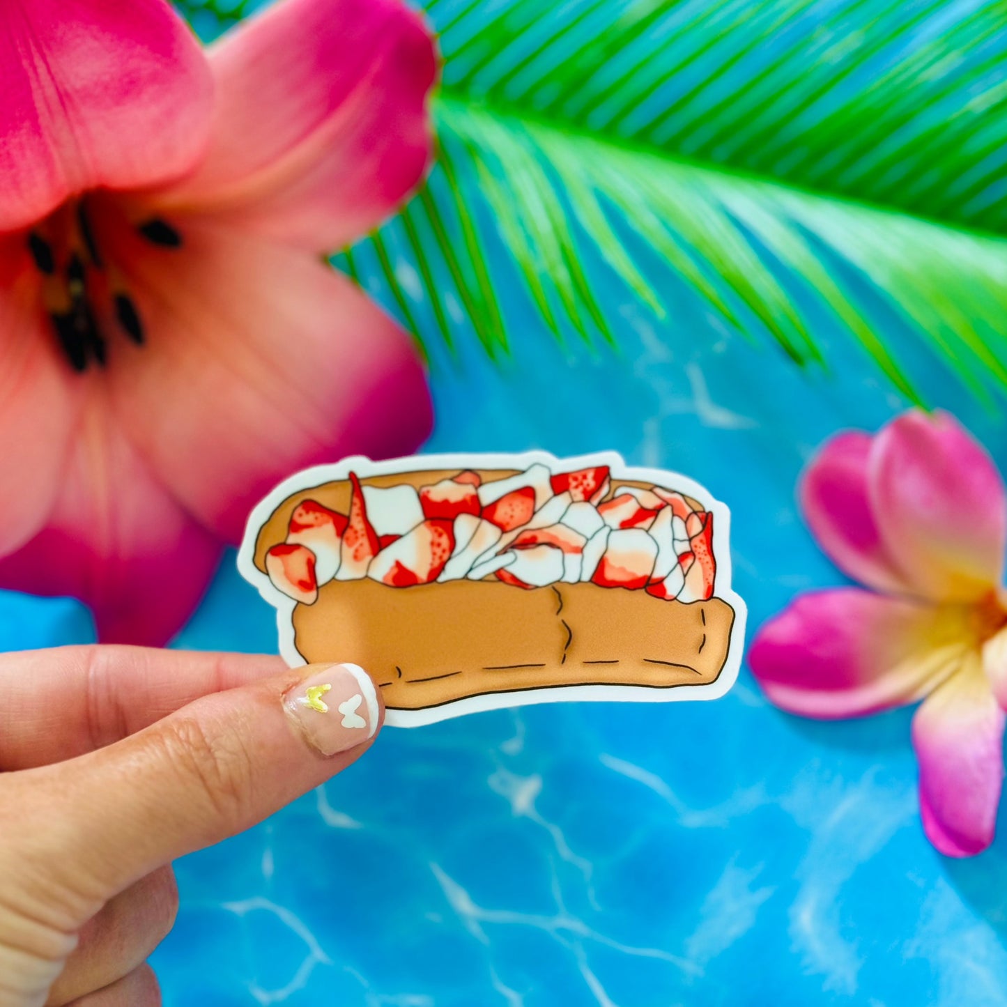 Solo Lobster Roll MATTE Finish Sticker