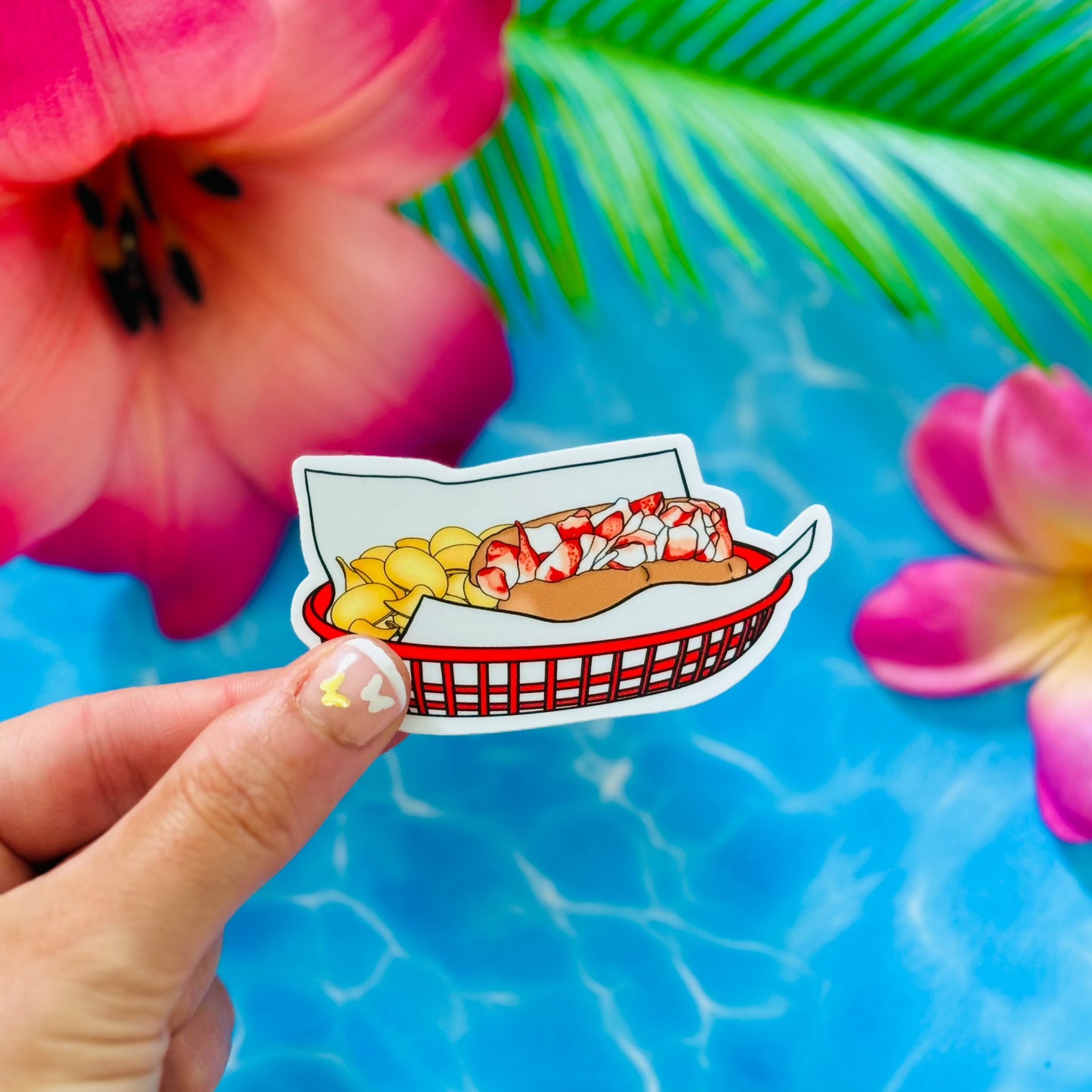 Classic Lobster Roll MATTE Finish Sticker