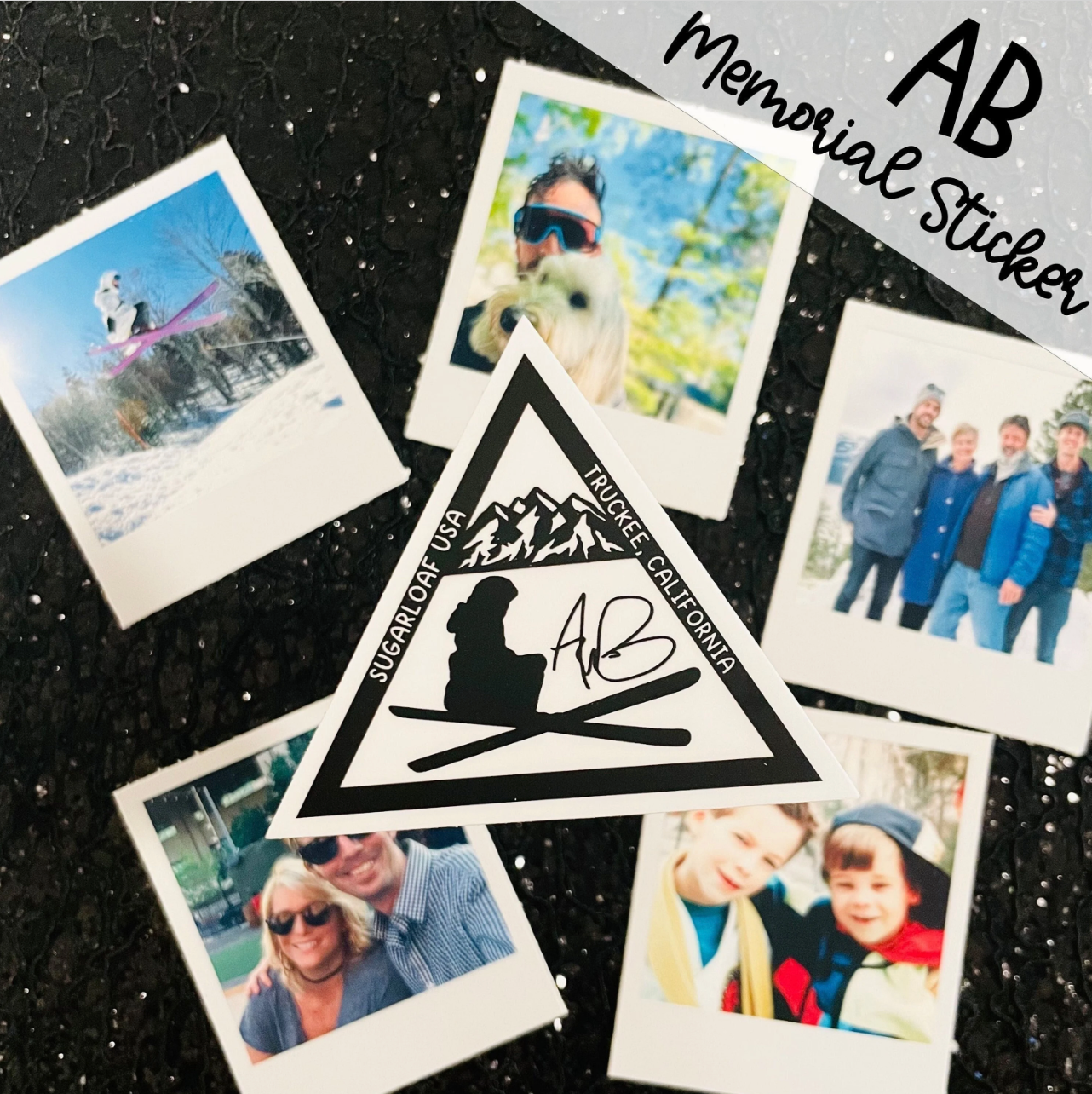 Adam Baillargeon "AB" Vinyl Memorial Sticker