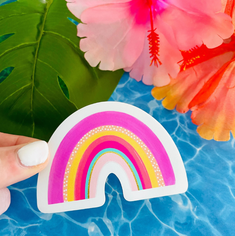 Citrus Sunrise Rainbow MAGNET