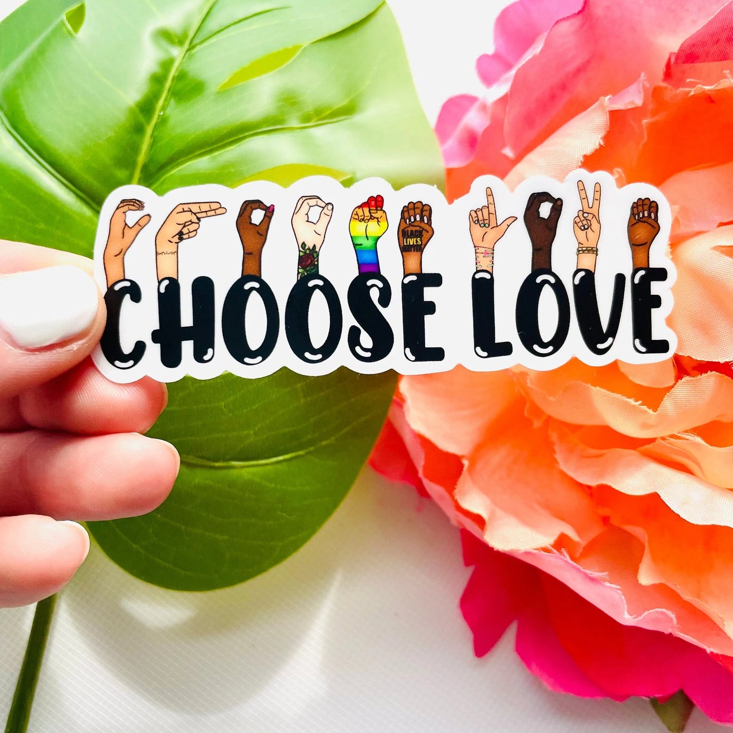 Choose Love MATTE Sticker (2 Versions)