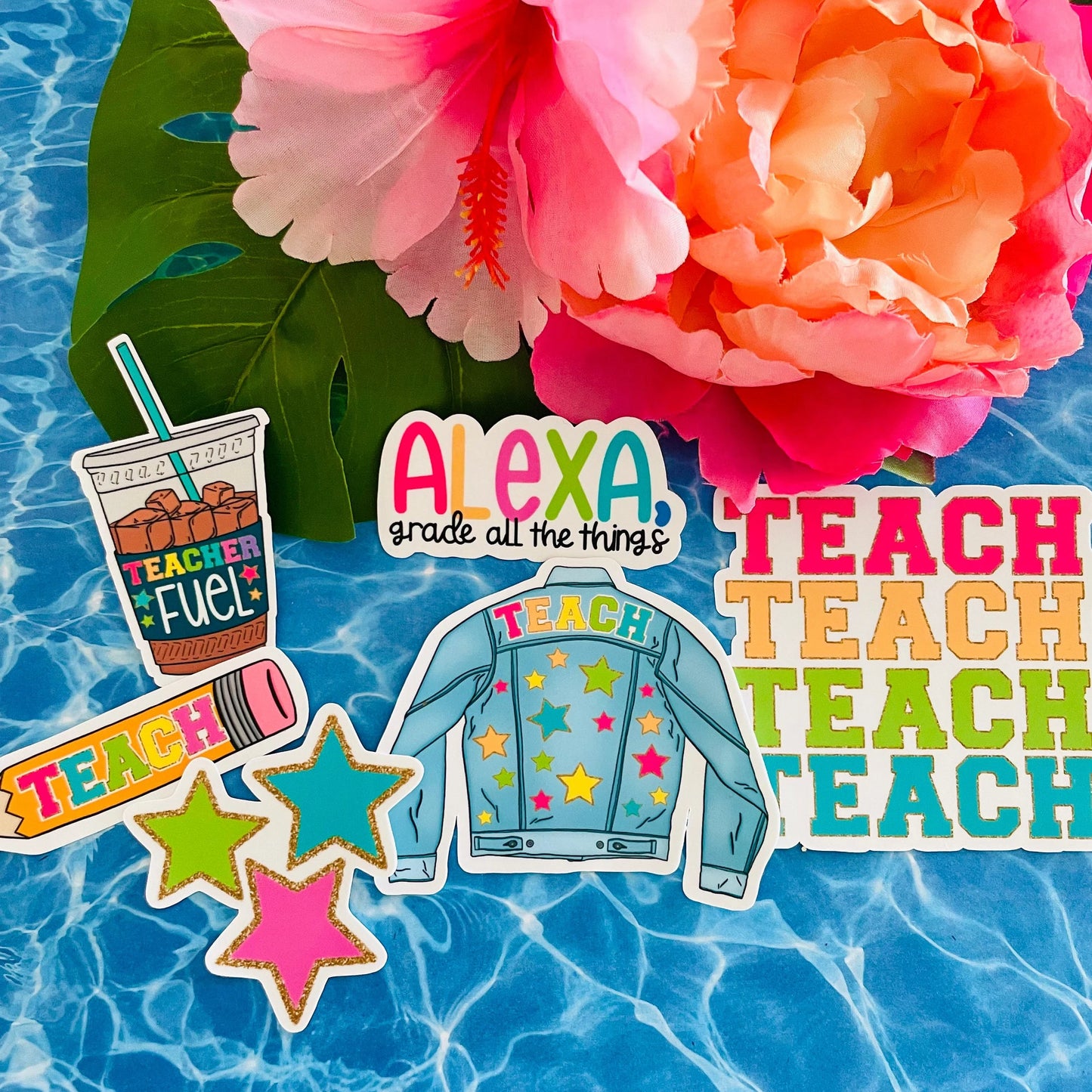 Back to School Varsity Teacher Sticker Kit