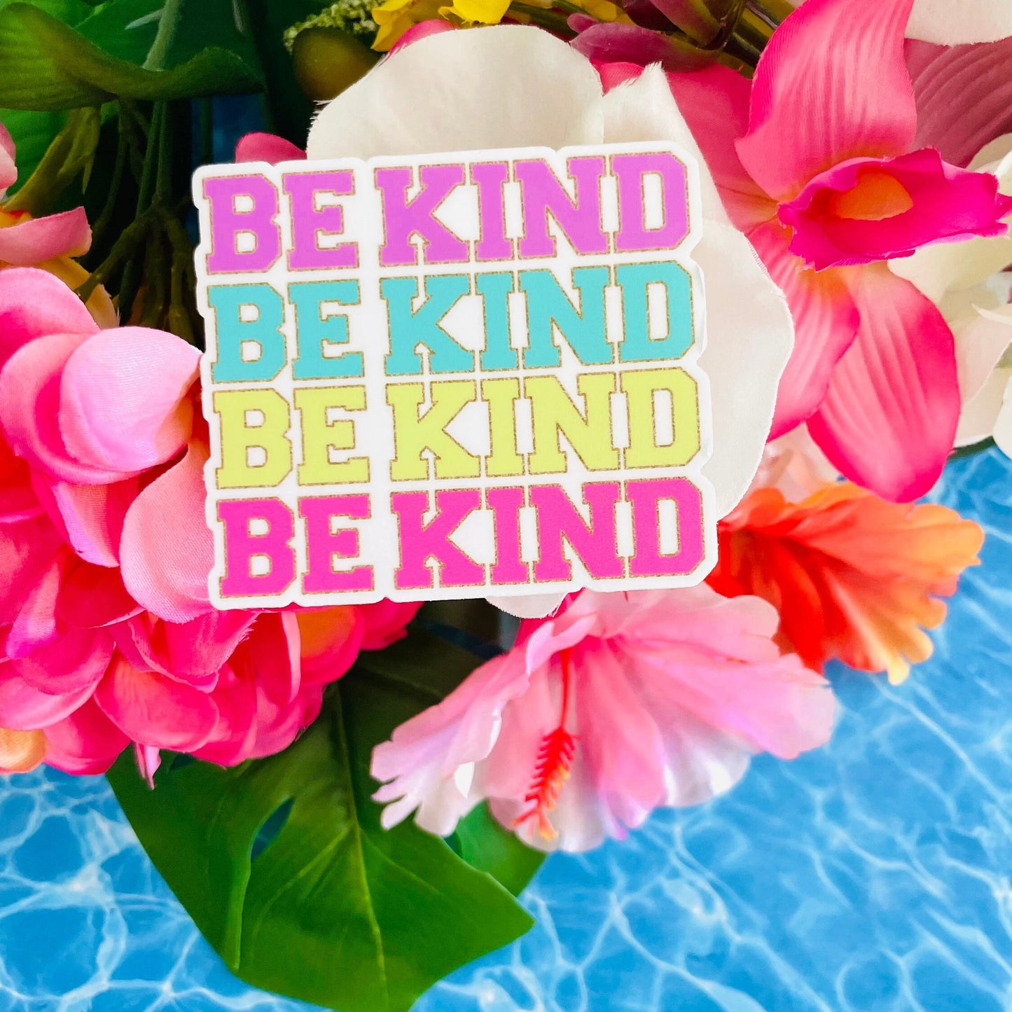 Be Kind Varsity Collection MATTE Finish Sticker