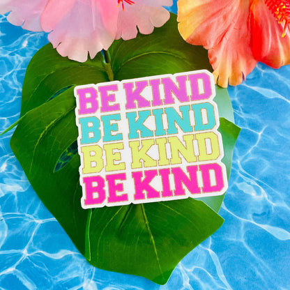 Be Kind Varsity Collection MATTE Finish Sticker