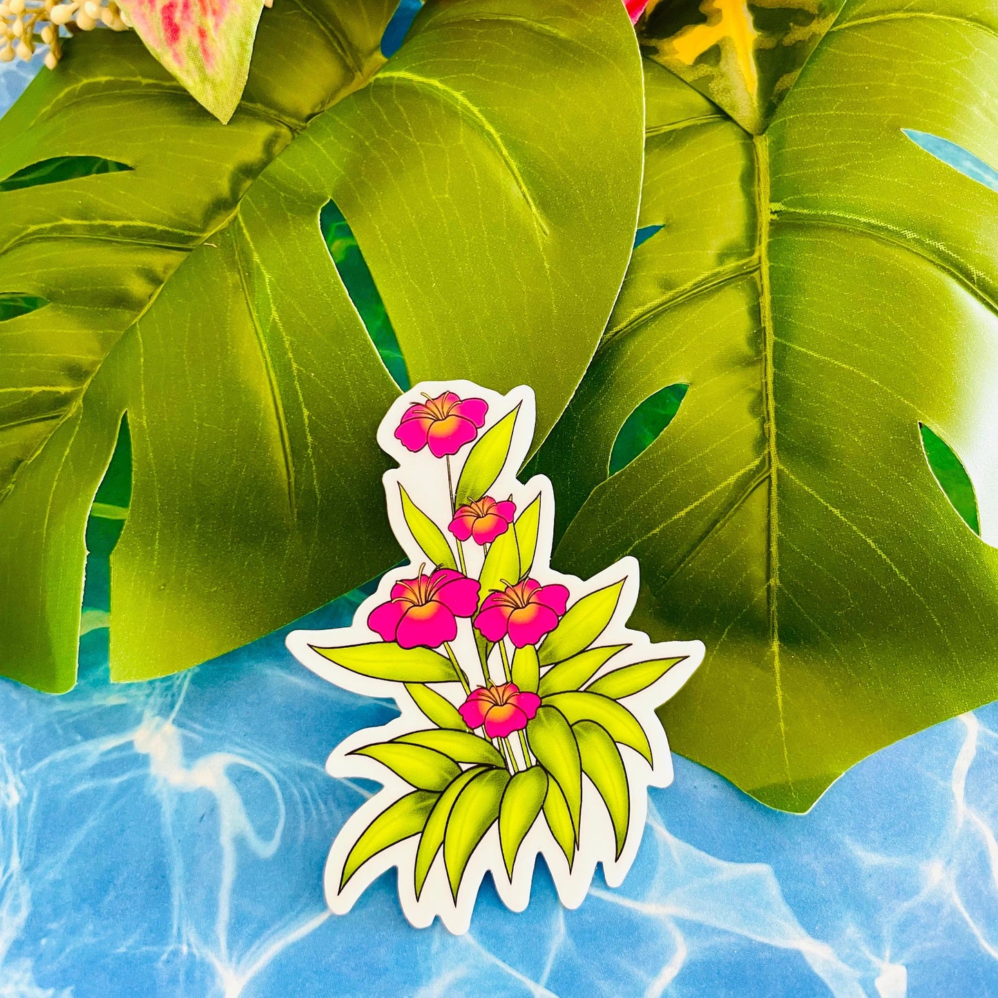 Paradise Plant MATTE Finish Sticker