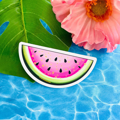 Juicy Watermelon MATTE Finish Sticker