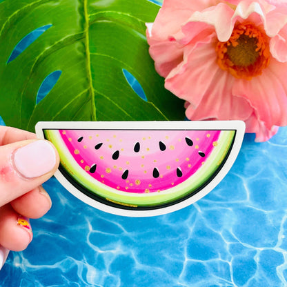 Juicy Watermelon MATTE Finish Sticker